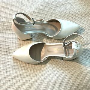 Brand new Ivory bridal block heels